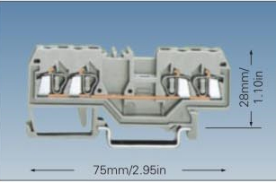 WD1-2.5E 笼式弹簧接线端子系列