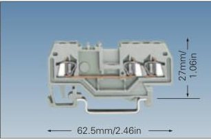 WD1-1.5B 笼式弹簧接线端子系列